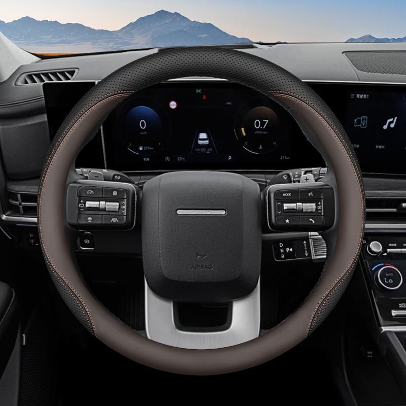 Modern 5th Gen Santa Fe Steering Wheel Cover Anti-slip Ultra-thin Custom Fit New 38cm