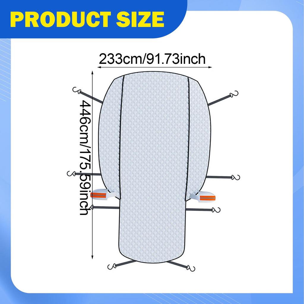 Ice Hail Protector Sun Shield Cover Side Mirror Protector Frost Hail Protector for SUV Car Vehicle Automobiles