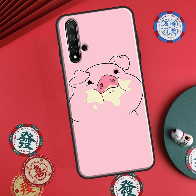 Cartoon Pig For Huawei P60 Pro P30 P40 Lite Nova 7i 8i 11i 12i 12s 10 9 SE Y90 Y60 Y70 Y72 Y61 Y91 Case
