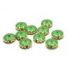 10pcs Copper Metal Drop Oil Flower Spacer Beads Charm for Jewelry Making Beads Accessories fit Earrings Bracelet DIY Accessories