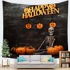 Home Decor Happy Halloween Tapestry Wall Hanging Devil Pumpkin Skull Decor Tapestry Party Tapestry 230x180cm Tapiz