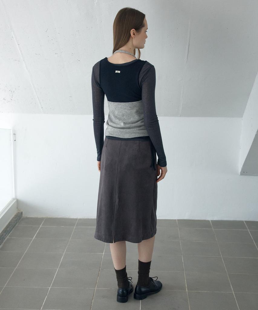 AHWE Halter Knit Vest_Grey
