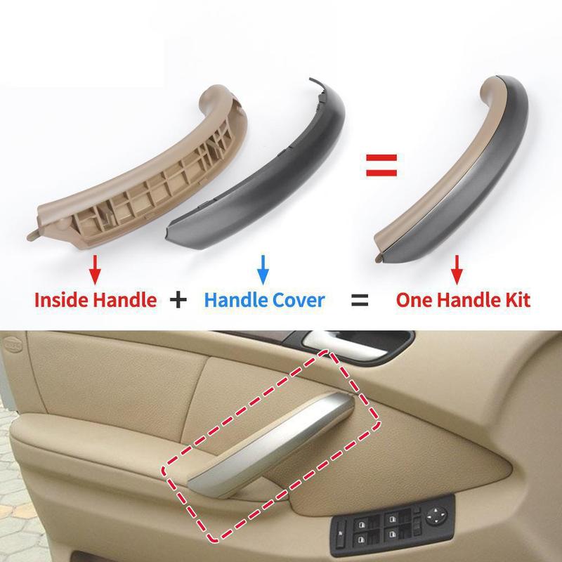 Car-styling Interior Decoration Parts Inner Handle Door Panel Pull Trim Cover Front Left Right Side for BMW X5 E53 1999-2006