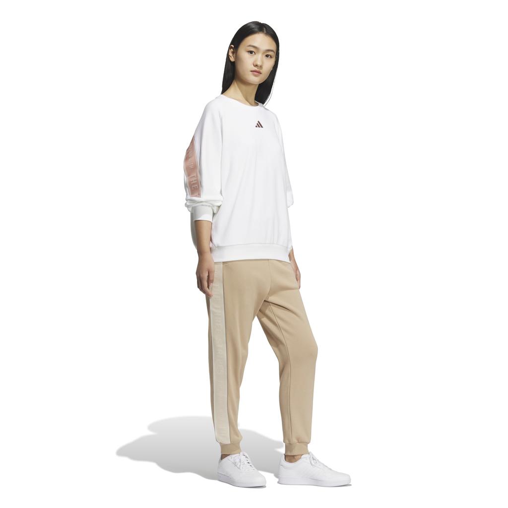 Adidas Sweat Word Crew Sweatshirt CD954 White Small Women's (JZ8448)