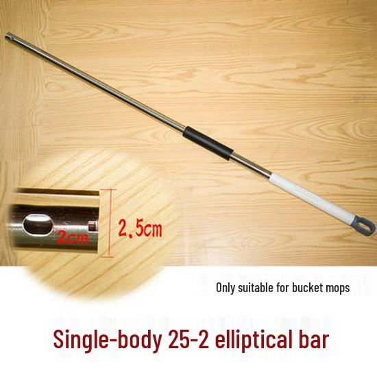 Freihändiger Rotationswischmoppstiel: Teleskopisches Ersatz-Flachmop-Zubehör