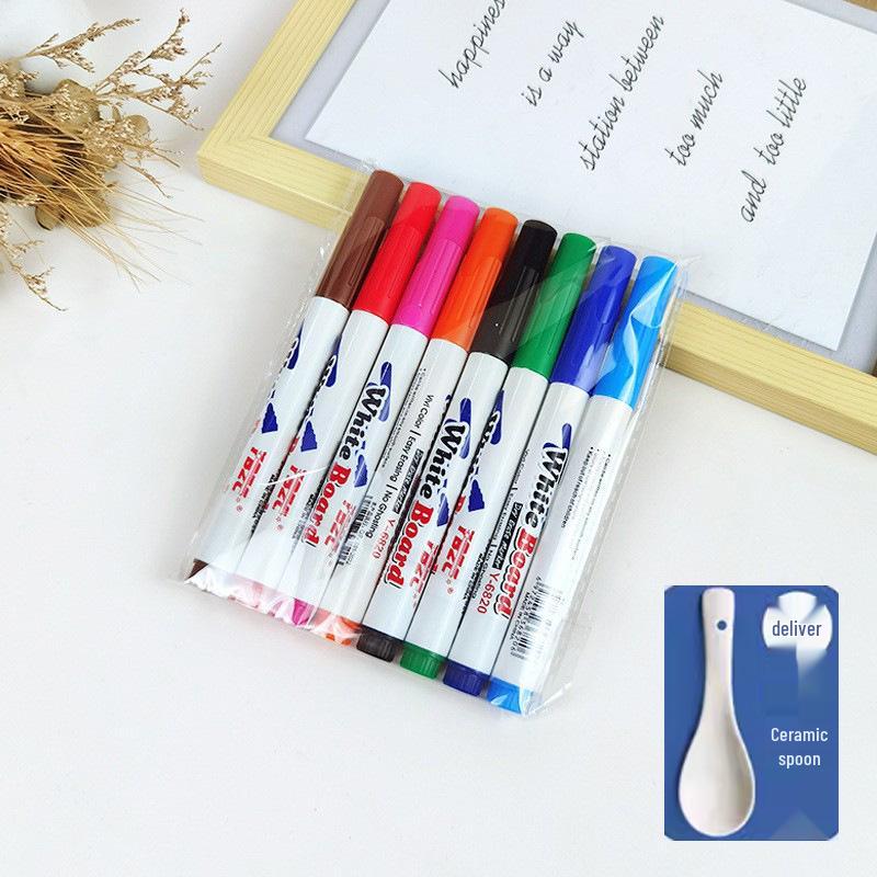 Children s Colorful Floating Water Pen - Large Capacity, Non-Toxic DIY Spoon Painting