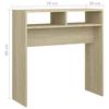 Vidaxl Konsolentisch, Farbe Sonoma-Eiche, 78X30X80 Cm