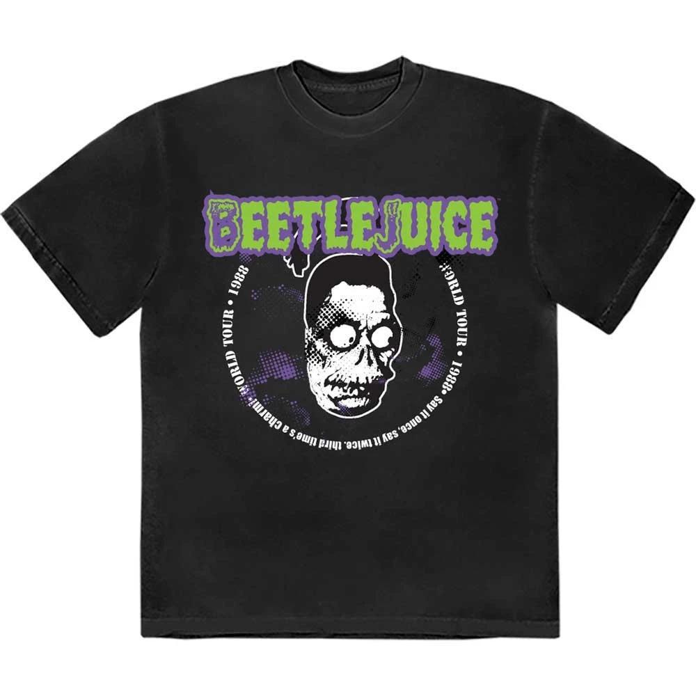 Warner Bros T-Shirt: Beetlejuice 1988 World Tour OFFICIAL NEW S
