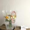 10piece A Trapezoidal Transparent Flower Handbag Waterproof OPP Square Handheld Flower Bag Gift Bouquet Packaging Handbag