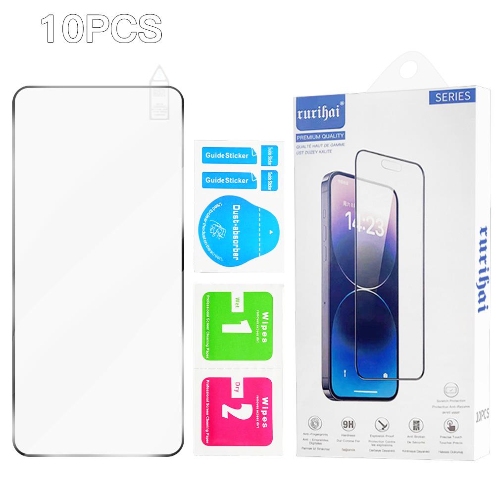 RURIHAI 10Pcs For OnePlus 13R 5G High Aluminium-Silicon Glass Film 0.26mm 2.5D Screen Protector