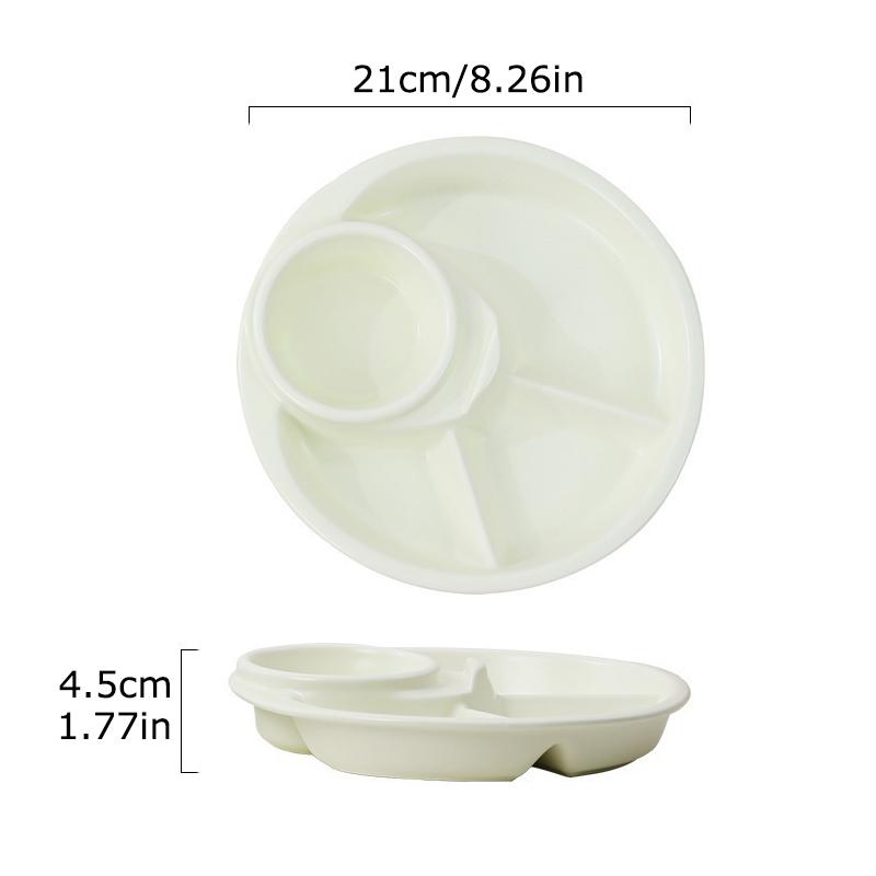 

1 шт. Тарелка с отделениями Мероприятия на открытом воздухе Прочная Нелегко ломается Здоровый материал Рестораны Экологически чистый Кемпинг