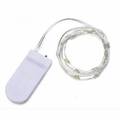 LED Měděný Drát Světýlka na Baterie LED Řetězová Světla Párty Svatba Vnitřní Vánoční Dekorace Girlanda Světla