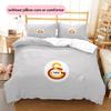 Galatasaray S.K Pattern Bedding Quilt Set  Home Decoration  Gift (1 * duvet cover + 2 * pillowcase  without core)