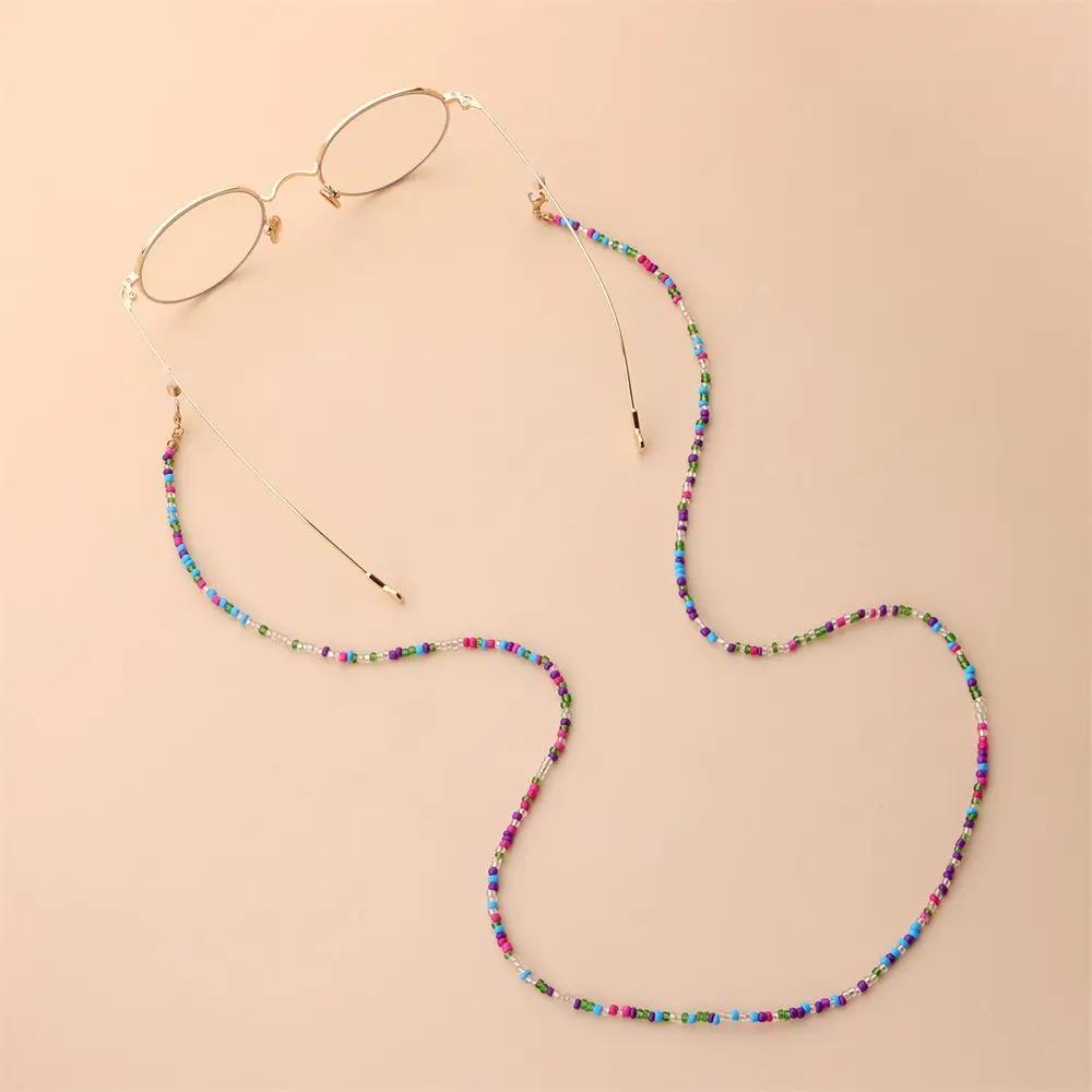 Women Beads Neck Lanyard for Women Glasses Holder Strap Glasses Chains Mask Chains Beaded Mask Lanyard