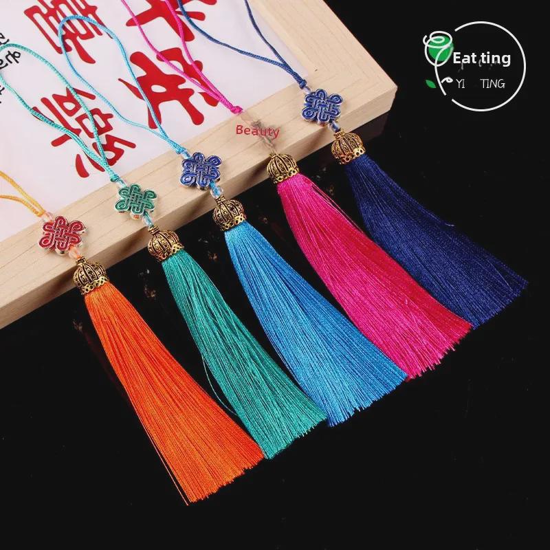 Chinese Knot Tassel Accessories: Hat, Pendant, Bookmark, and Jewelry Tassels