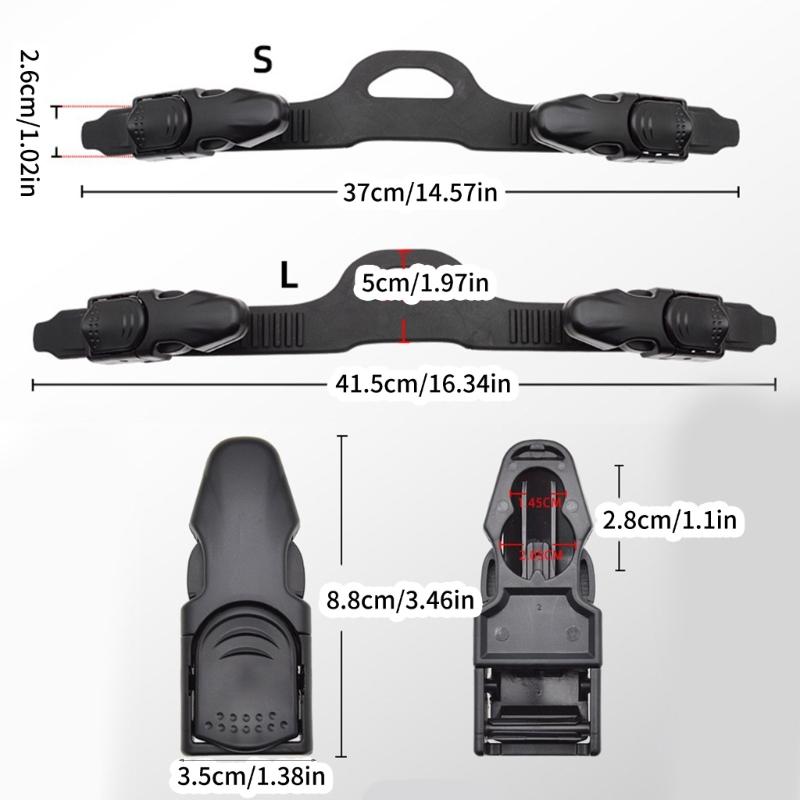 Replacement Scubas Fin Straps Quick Releasing Fin Straps Buckles Snorkeling Fin Straps Replacement Rubber Texture for Fin