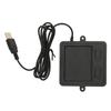 Wired USB Touchpad Multifunctional High Sensitivity 2 Button Design Black Portable Trackpad for Laptop Desktop Home