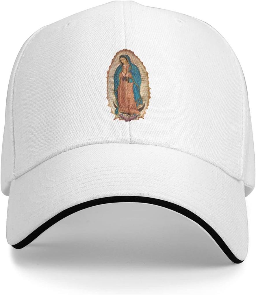 Our Lady of Guadalupe Virgin Mary Baseball Cap Polyester Adjustable Classic Hat Unisex Outdoor