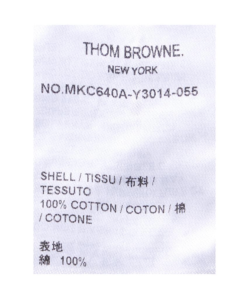 Thom Browne Rwb Striped Cotton Baby Cable V-Neck Cricket Cardigan - Light Grey / Mkc640Ay3014055