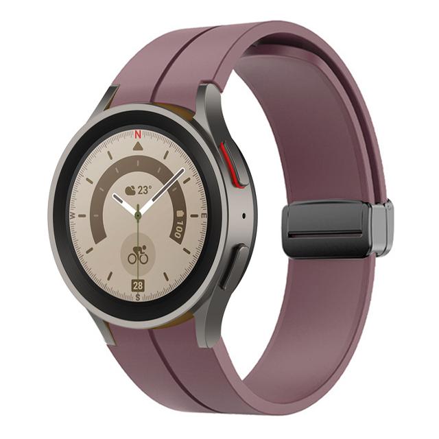 Band for Samsung Watch 7/4/5/6/5 Pro/classic/FE 44mm 40mm Magnetic Silicone Sport No Gaps Bracelet Correa Galaxy Watch 7 Strap