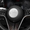 Car Steering Wheel Center Badge Cover Aluminum Star Emblem Sticker For Mercedes Benz W204 W124 W202 W212 W220 W205 GLA CLA AMG