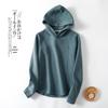 Women's Double-Sided Velvet Hooded Windproof Sweater for Autumn/Winter - Long Sleeve, Plus Velvet Thickened, Warm Brushed Jacket.