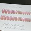 B640 Magic Mirror Ice Grape Nail Art Crystal Powder & Patches