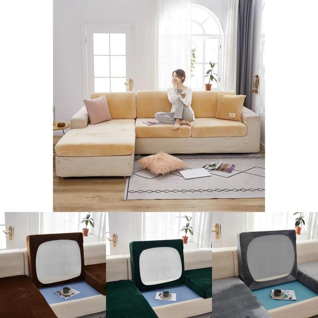 Chic Velvet Seat Cushion Cover For Stylish Protection Of Your Living Room Sofa