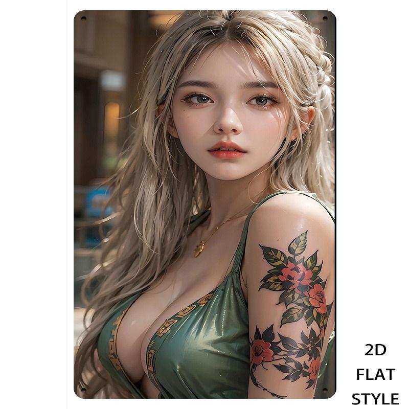 Personal Character Art Metal Tin Sign Wall Decor