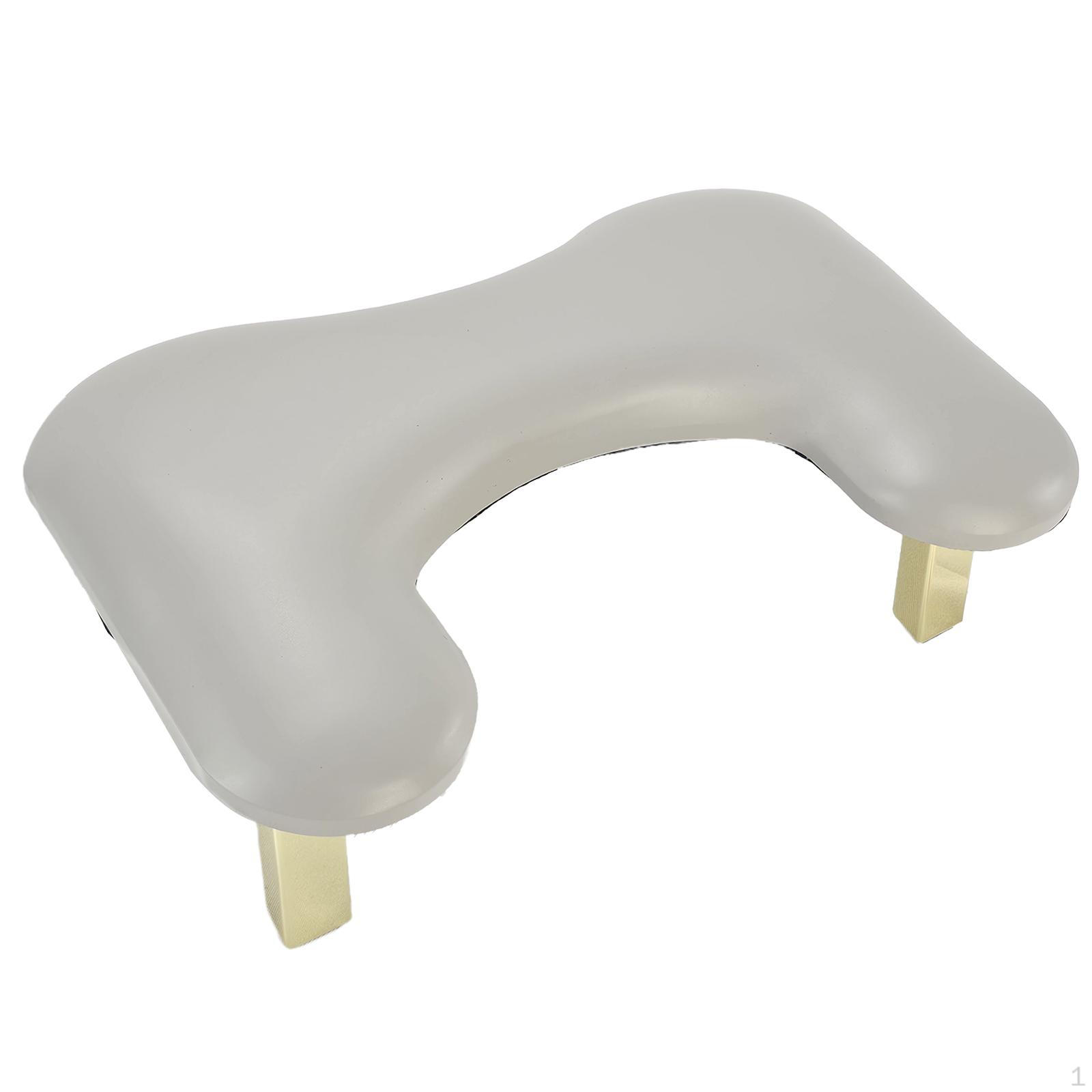 

Подлокотник U-образной формы из искусственной кожи, подставка для ногтей, подставка для ногтей для салонов красоты серый