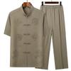 Men's Summer Chinese Style Tang Suit Set