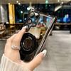 Magnetic for Magsafe Clear Phone Case For Samsung Galaxy S25 S24 S23 S22 Ultra Plus S22 Ring Holder Stand Wireless Charge Cover