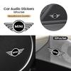 AWS1 Naklejki z Odznaką Głośnika Stereo do Samochodu 3D Akcesoria do MINI One Cooper JCW Countryman Clubman Cabrio Paceman Coupe