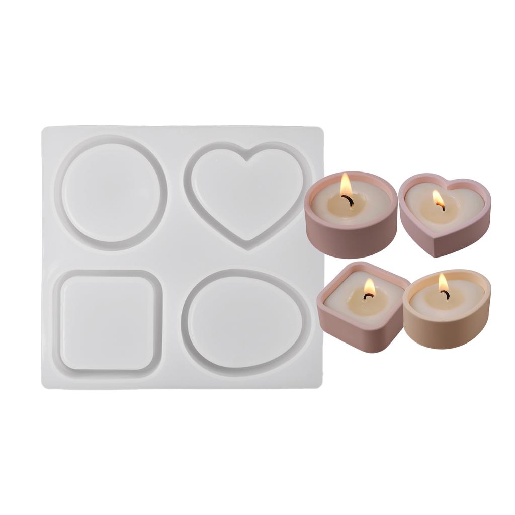 Multipurpose Christmas Silicone Candle Mould Coffee Cup Shape Accessory for Craft Supplies and Home Decoration