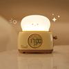 Night Light Alarm Clock Wake Up LED Nightlight Creative Cute Bedroom Bedside Electronic Desktop Clocks with Temperature Display