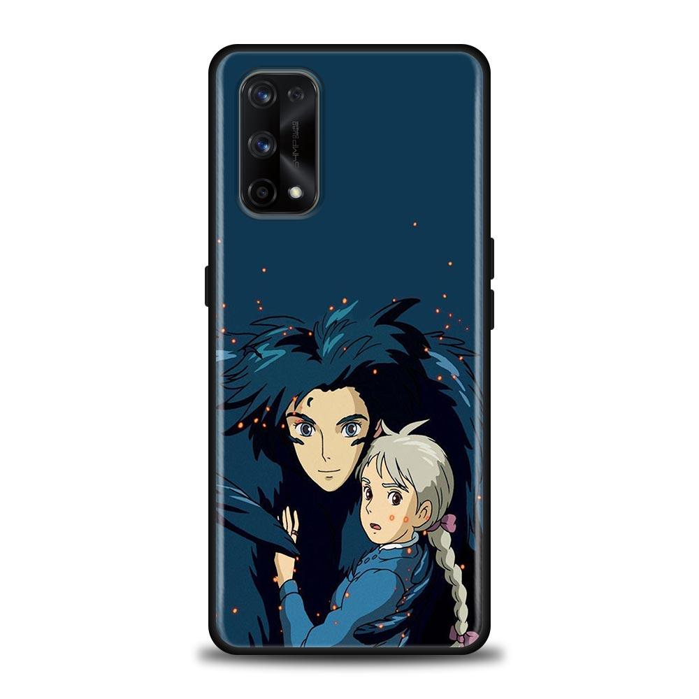 Miyazaki Hayao Anime Das Wandelnde Schloss Telefon Fall Für Oppo Realme 8i 8 9 7 6 5 Pro 9i 7i 5i 6i XT 5G Fällen Abdeckung Realme 8Pro