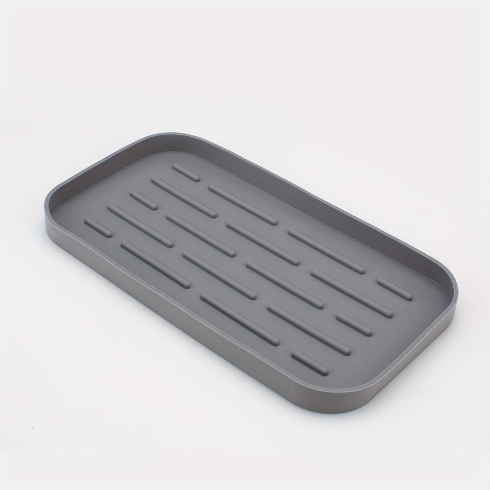 1PC Silicone Mat Sponge Holder Heat Resistant Kitchen Soap Scrubber Tray Bathroom Counter Organizer Mat for Kitchen Accessories