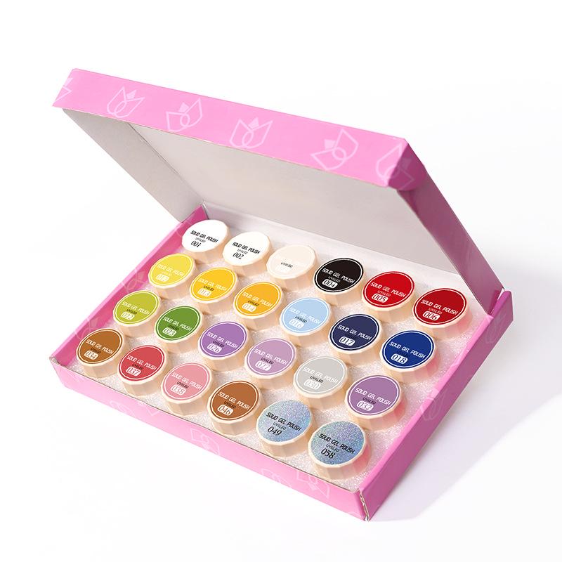 

Набор для японского гелевого нейл-арта: 24 Прозрачных однотонных цвета Candy и Ice