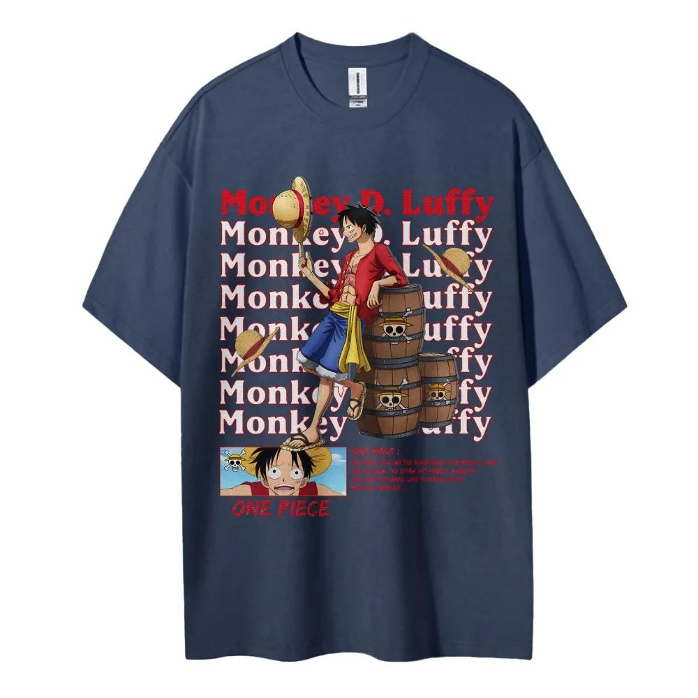ONE PIECE Animation Derivatives Graphic Printed Cotton Crew Neck Tshirt Unisexs Summer Casual 2025 Trending Fashion Top Clothing