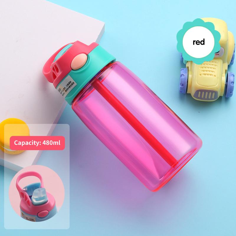 Cute Little Boys Plastic Cup children Water Cup Sippy Cup Creative Handy Cup Duck Beak Children Cup Students Water Cup