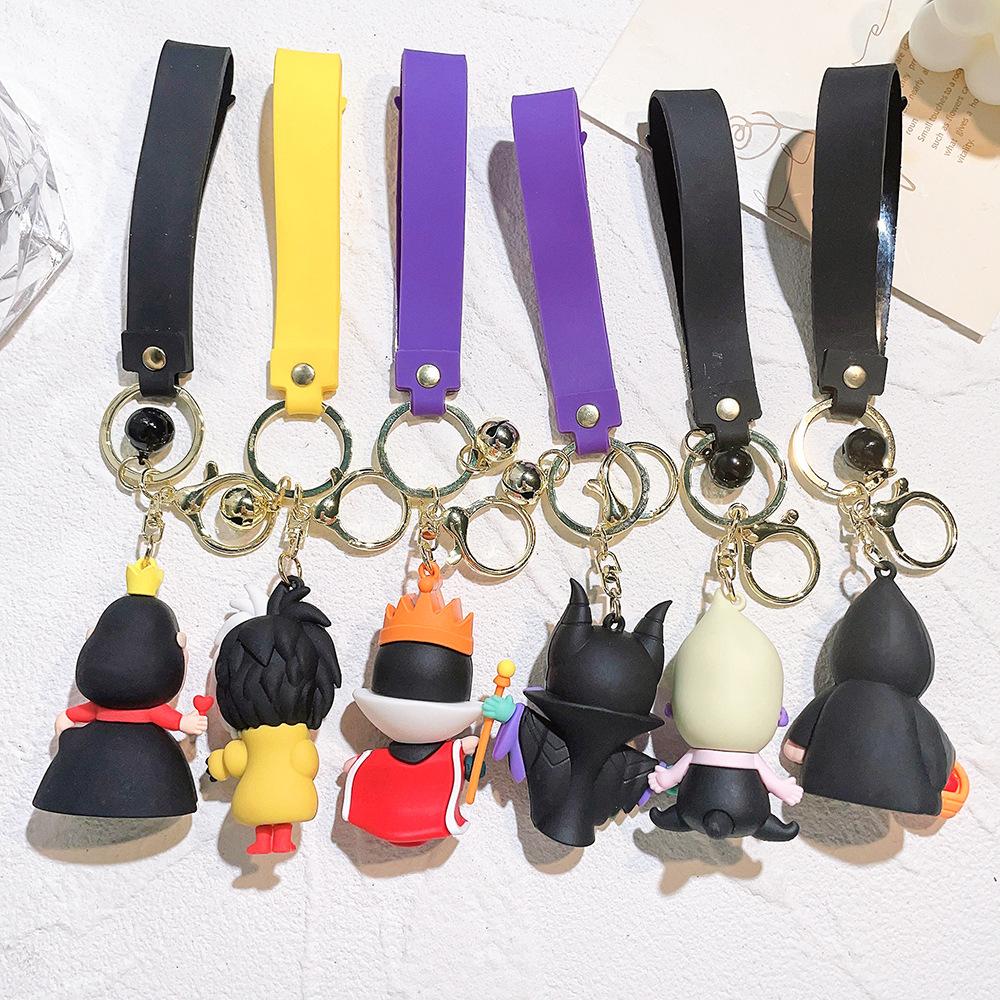 Cartoon Villain Evil Witch Keychain Ursula Cruella Maleficent Anime Car Keychain Pouch Hanging Xmas Present great for daily use