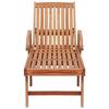 VidaXL Chaises longues 2 pcs Bois de teck solide 3073169