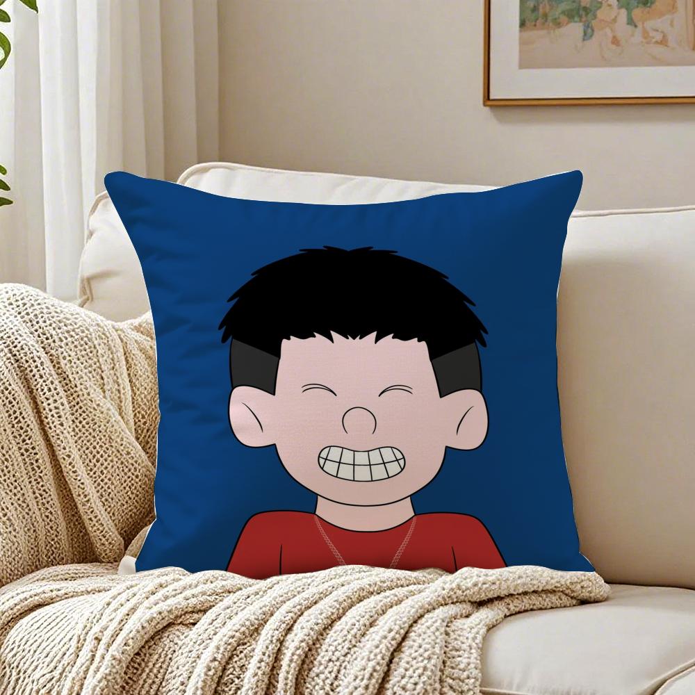 PPop ManS Cushion Cover Linen Pillowcase Soft  for Sofa Bed Home Room Decor