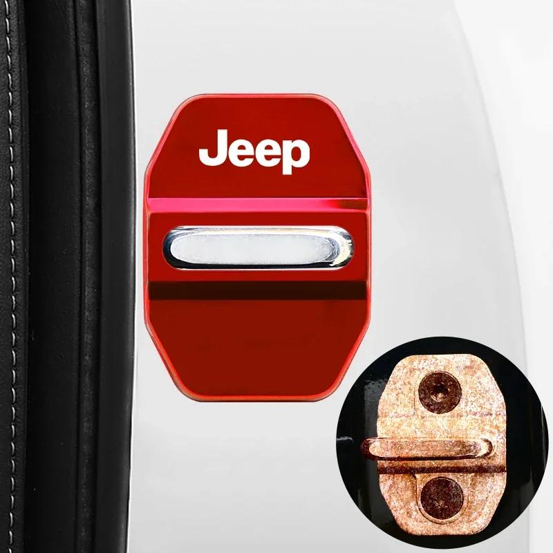 Per Jeep Styling Auto Copri Serratura Porta Per Jeep Renegade Compass Patriot Cherokee Wrangler Grand Cherokee SRT Protettivo E D