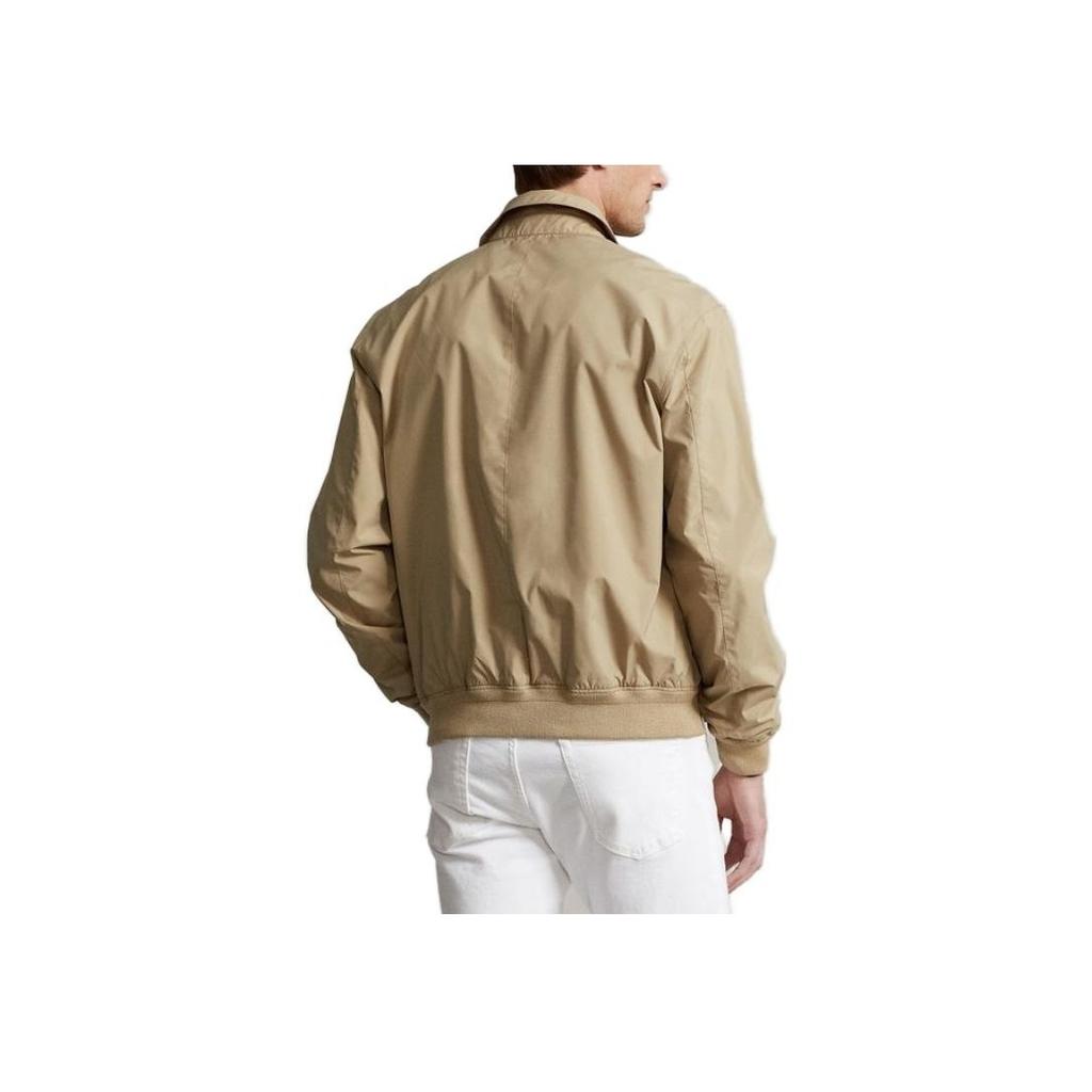 Polo Ralph Lauren Ss23 Solid Color Logo Embroidered Packable Jacket Men Jacket Brown MNPOOTW16021056-250