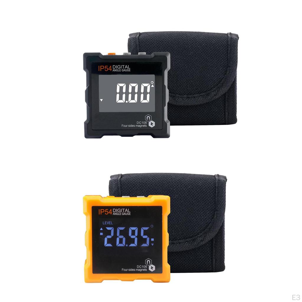 Digital Angle Portable with Backlight Electronic Level Range 4x90 Degree for Construction