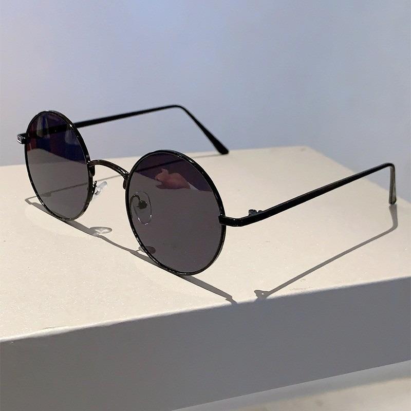 Men Sunglasses Metal RoundFrame Sunglasses Driving Sunglasses Cycling Glasses