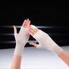 Pro UV Protection Gloves For Nail Art Gel Nail Lamp Sunscreen Gloves Fingerless Hand Sun Care Thin Cool Ice Silk Silky Sun Glove