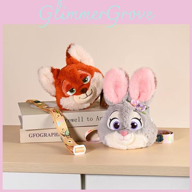 Nick Wilde Zootopia Spring Day Girls Floral Crossbody Bag Plush Bag Doll