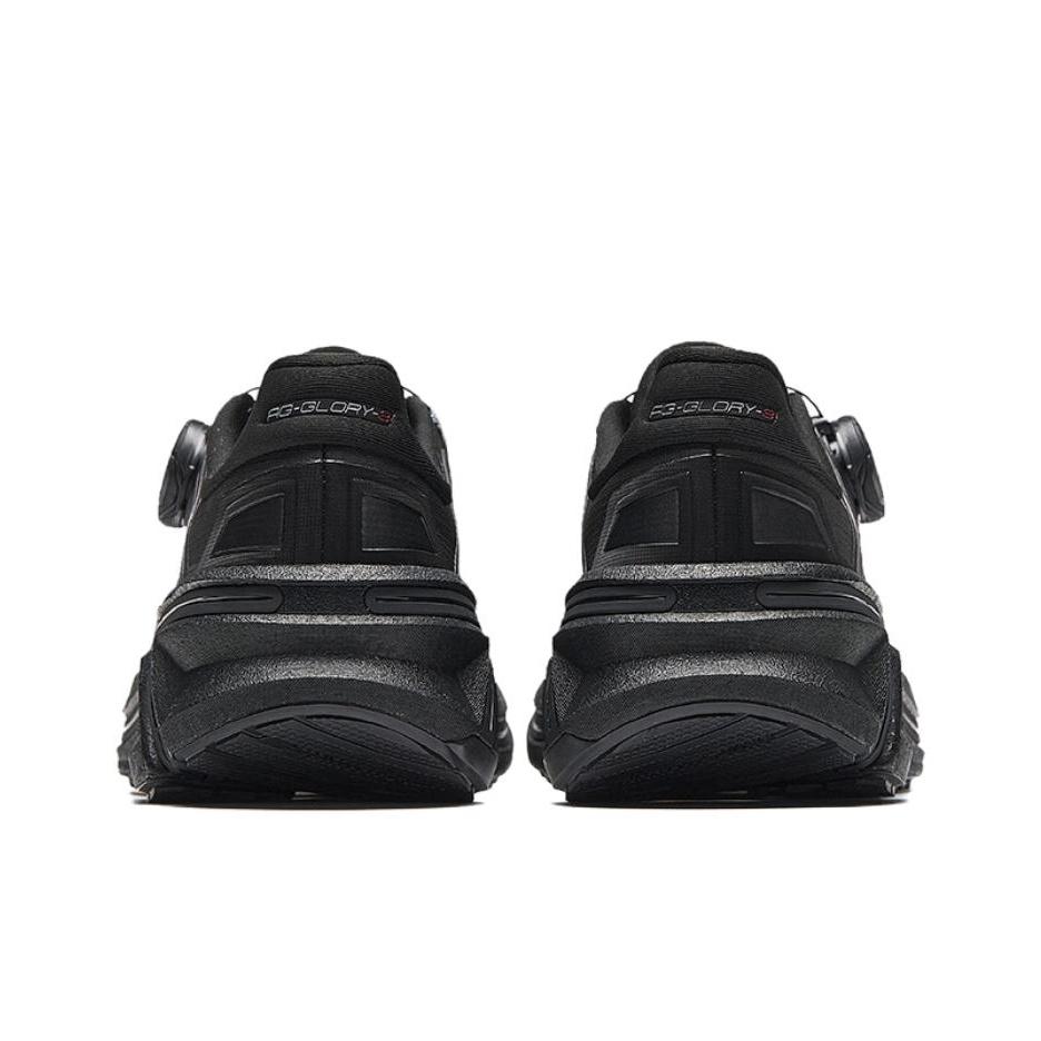 Anta Champion Glory 3 Modetrend Strapazierfähig Atmungsaktiv Rutschfest Niedrig geschnitten Freizeit Laufschuhe Damen Sneaker Schwarz Grau 122545538A-3